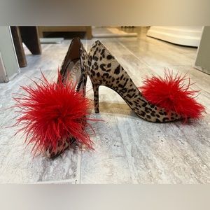Leopard heels. 7.5 Sam Edelman.